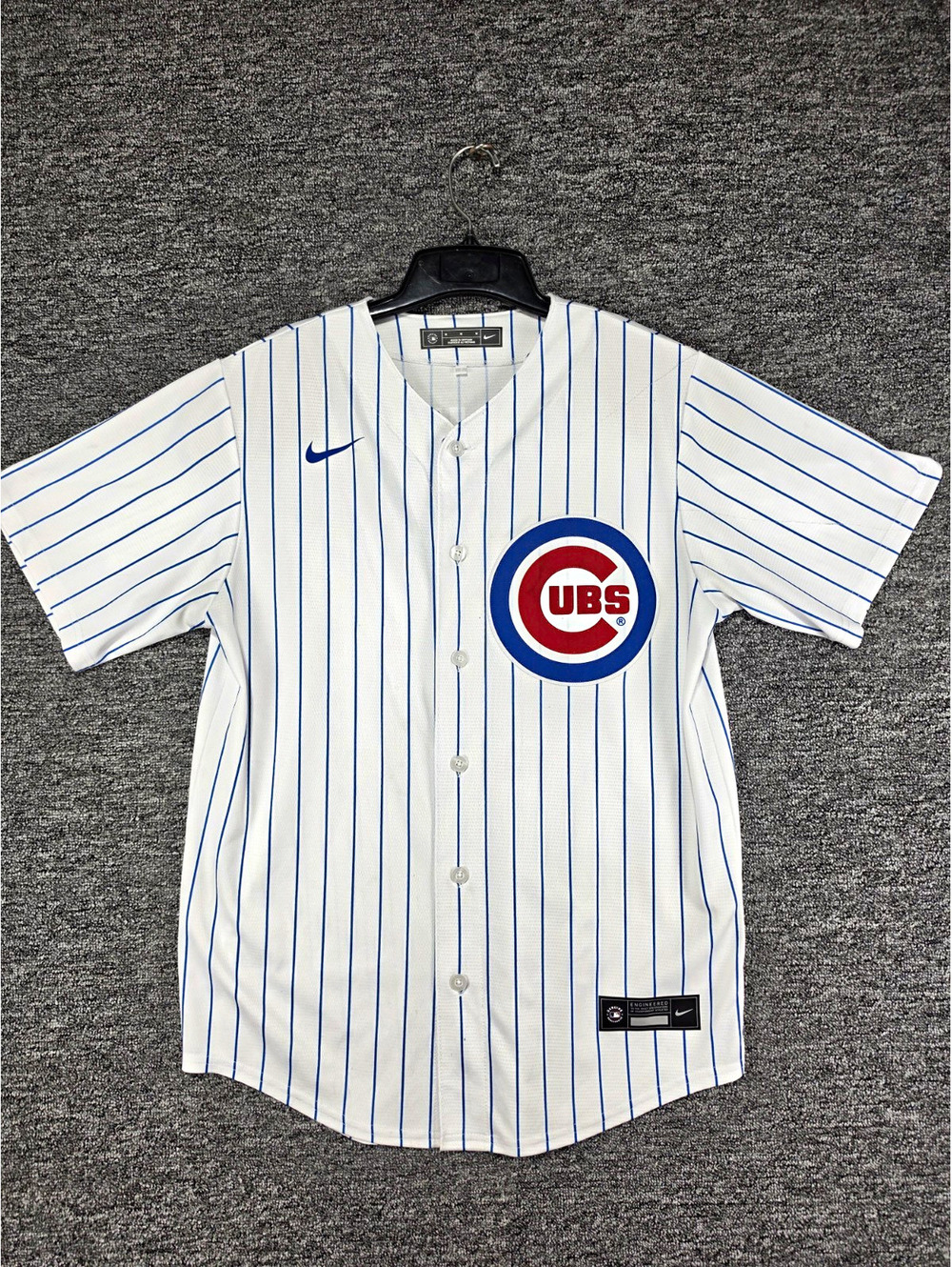 Nike Chicago Cubs Cody Bellinger #24 Pinstripe MLB Baseball Jersey White M